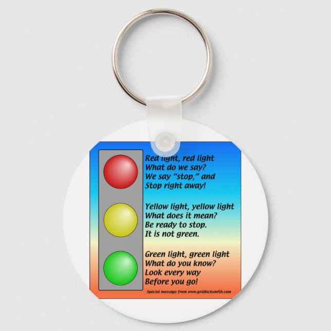 R-Y-G-ljus Nyckelring (Framsida)