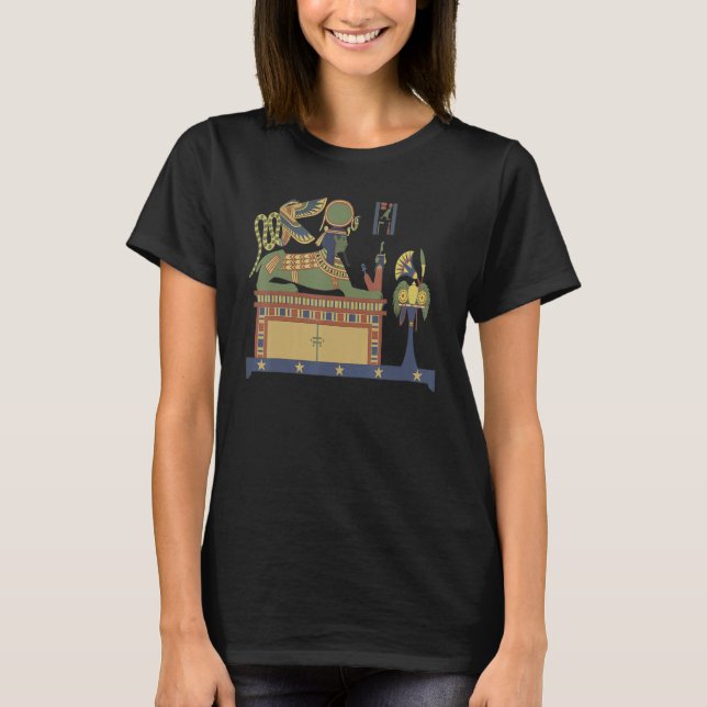 RA Den egyptiska Gudom som tidigare var vid Sol Bo T Shirt (Framsida)