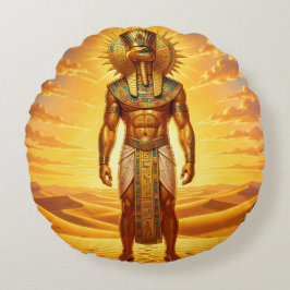 Ra – Egyptian Sun God´1 Rund Kudde