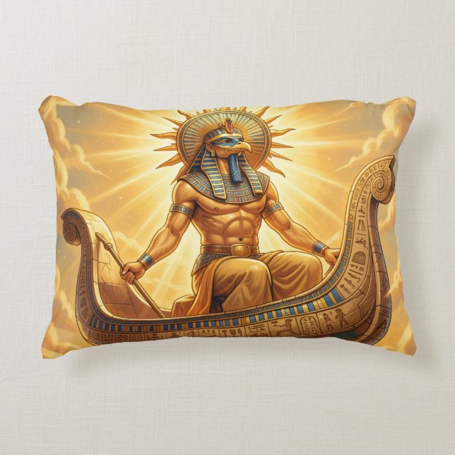 Ra – Egyptian Sun God´3´ Prydnadskudde (Framsidan)