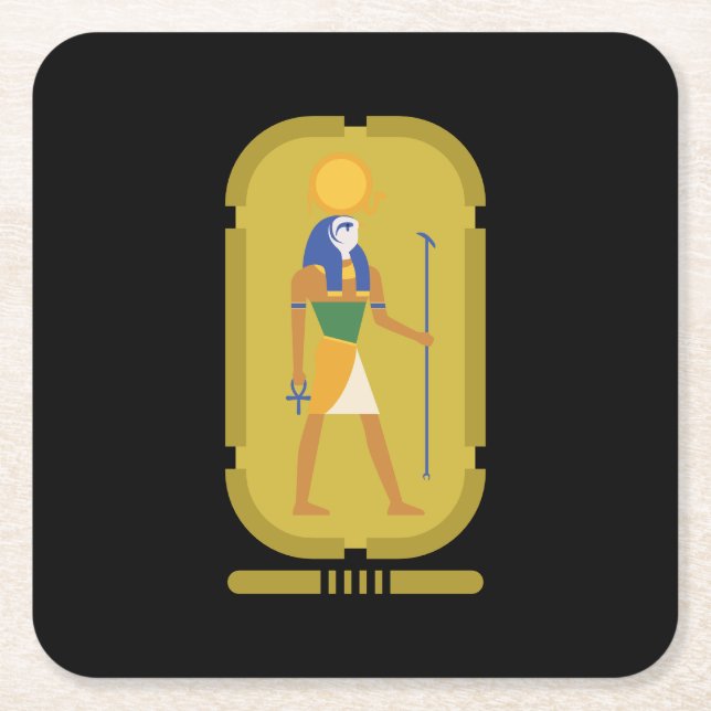 Ra Gud för Sol Underlägg Papper Kvadrat (Framsidan)