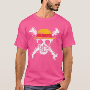 Rå Hats Pirat med skal och korsade ben T Shirt