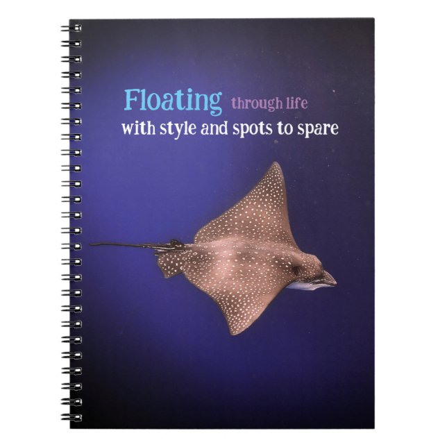 Rå havsört under vatten anteckningsbok (Framsidan)