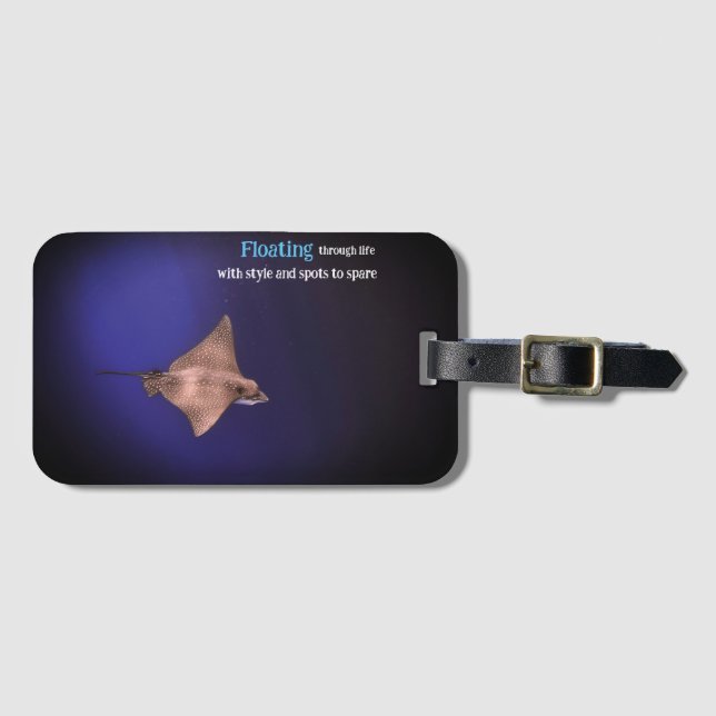 Rå havsört under vatten bagagebricka (Framsida horisontal)