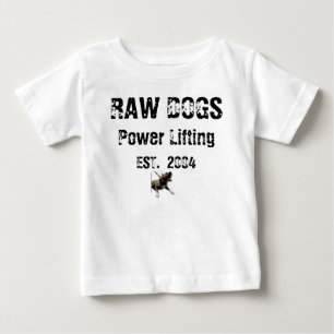 RÅ HUNDbaby long - skräddarsy T Shirt