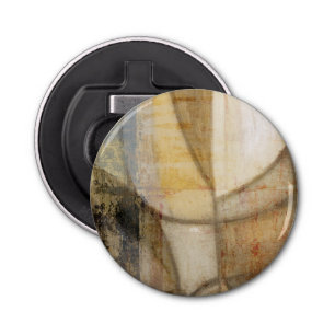 Rå målning av texturerad jordton flasköppnare