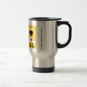 Rå medicinsk humortravel mug resemugg