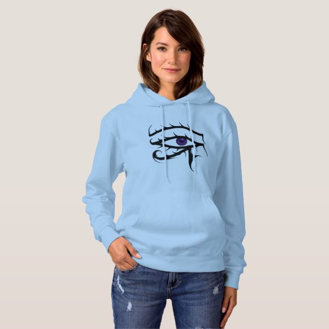 Ra-ögon hoodie tee shirt (Hel framsida)