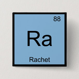 Ra - Rachet Chemistry Inslag Symbol Slang T-Shirt Knapp