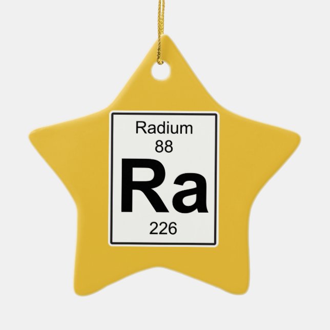 Ra - Radium Julgransprydnad Keramik (Framsidan)