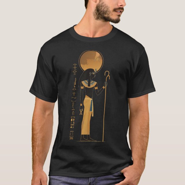 Ra Solgud Egyptisk T Shirt (Framsida)