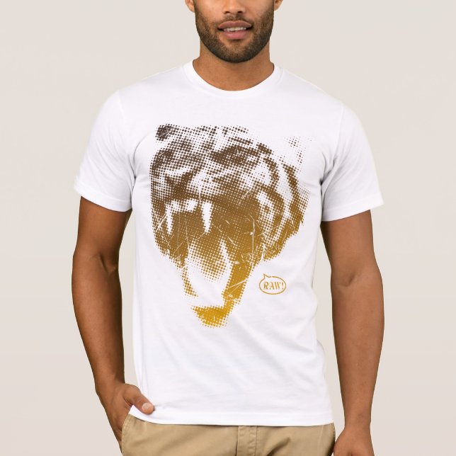 Rå tiger! tee shirt (Framsida)