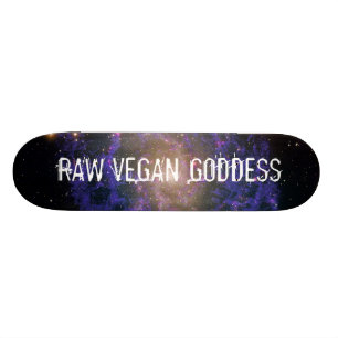 Rå VegangudinnaSkateboard Old School Skateboard Bräda 18 Cm