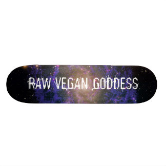 Rå VegangudinnaSkateboard Old School Skateboard Bräda 18 Cm
