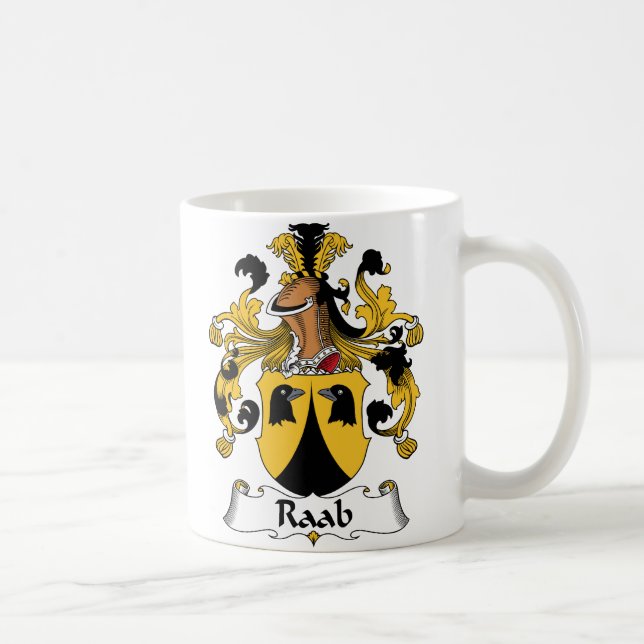 Raab familjvapensköld kaffemugg (Höger)