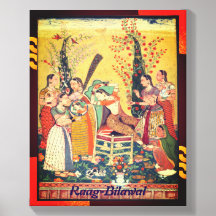 Raag BilawalWrapped Canvas fotopanel