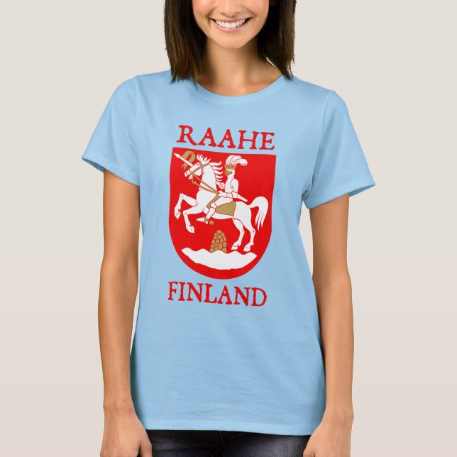 Raahe (Brahestad), Finland (Suomi) Tee Shirt (Framsida)