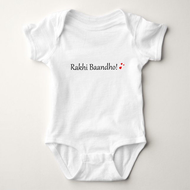 Raakhi Baandho Rakhsha Bandhan | Desi UrduHindi T Shirt (Framsida)
