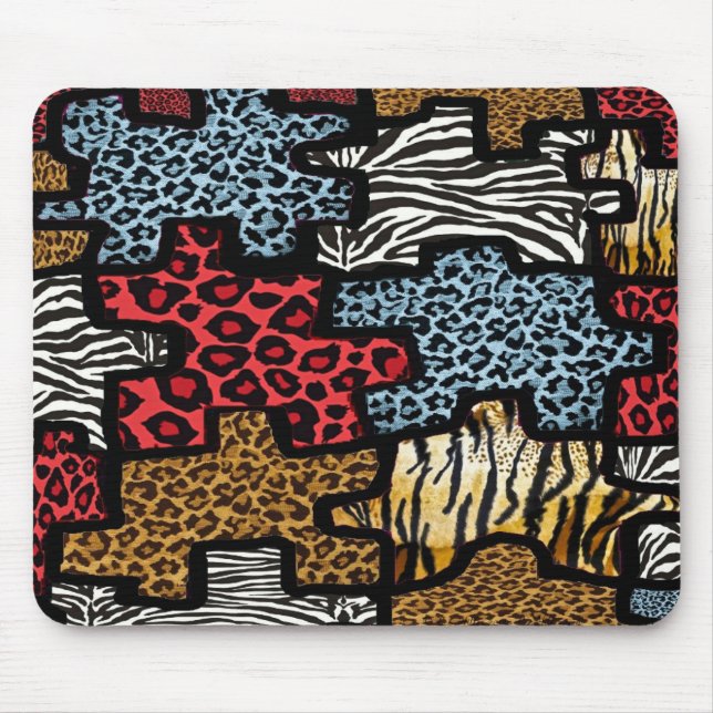 RAB Rockabilly Animal Print Puzzle Musmatta (Framsidan)