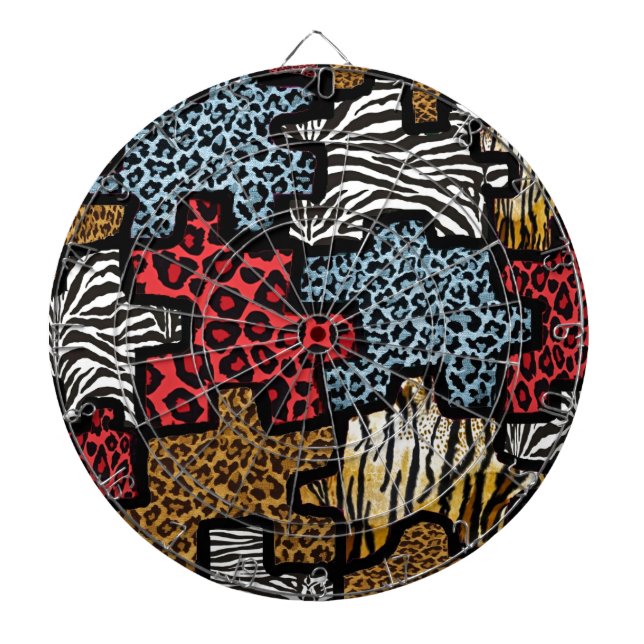 RAB Rockabilly Animal Print Puzzle Piltavla (Framsidan)