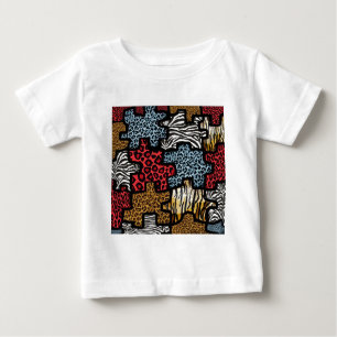 RAB Rockabilly Animal Print Puzzle T Shirt