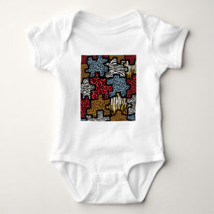 RAB Rockabilly Animal Print Puzzle T Shirt