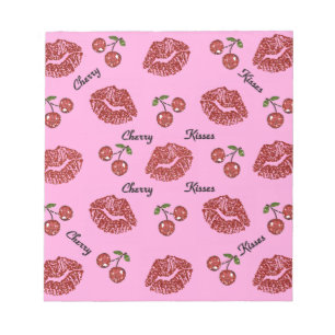 RAB Rockabilly Cherry Kisses på Rosa Anteckningsblock