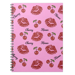 RAB Rockabilly Cherry Kisses på Rosa Anteckningsbok