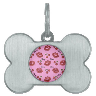 RAB Rockabilly Cherry Kisses på Rosa Namnbricka Husdjur