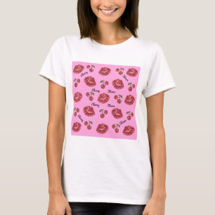 RAB Rockabilly Cherry Kisses på Rosa Tee