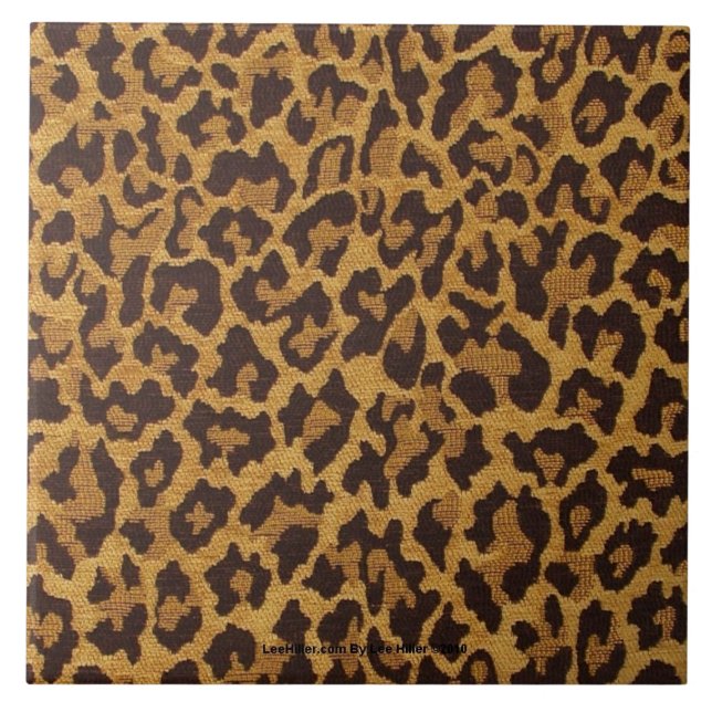 RAB Rockabilly Classic Leopard Print Tile Kakelplatta (Framsidan)