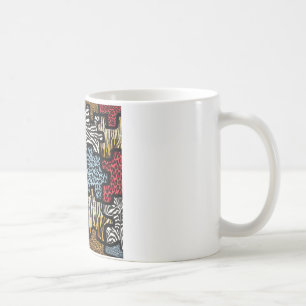 RAB Rockabilly Djurtryck Pussel Kaffemugg