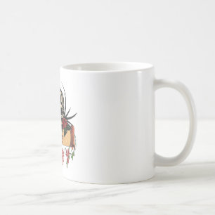 RAB Rockabilly Dödskalle Rosor Kärlek Läppstift Kaffemugg