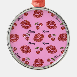 RAB Rockabilly Körsbärskyssar på Rosa Julgransprydnad Metall