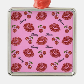 RAB Rockabilly Körsbärskyssar på Rosa Julgransprydnad Metall