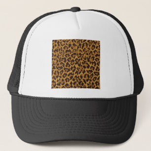RAB Rockabilly Leopardtryck Brun Guld Keps