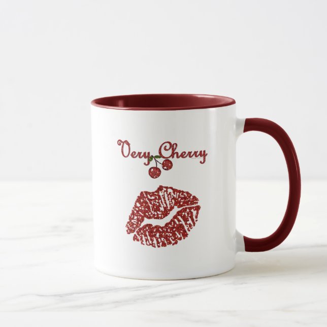 RAB Rockabilly Mycket Körsbär Kyss Mugg (Höger)