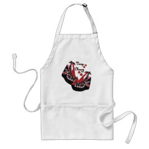 RAB Rockabilly Mycket Körsbär Skor Förkläde