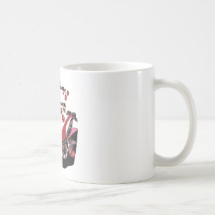 RAB Rockabilly Mycket Körsbär Skor Kaffemugg