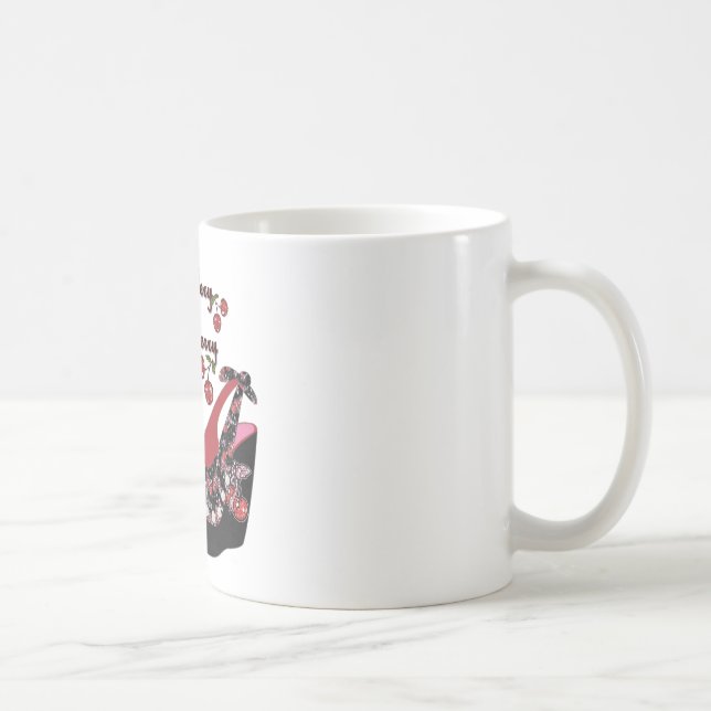 RAB Rockabilly Mycket Körsbär Skor Kaffemugg (Höger)