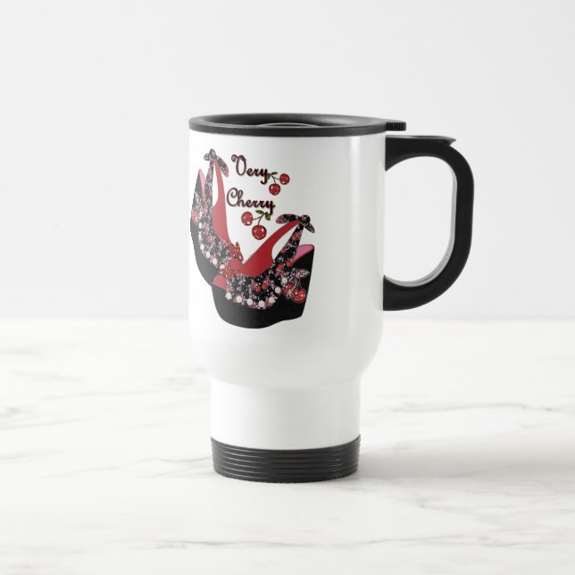 RAB Rockabilly Mycket Körsbär Skor Resemugg (Höger)