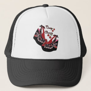 RAB Rockabilly Mycket Körsbär Skor Truckerkeps