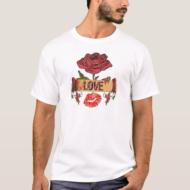 RAB Rockabilly Ro, Kärlek och Lipstick T-shirt (Framsida)