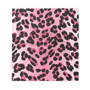 RAB Rockabilly Rosa Cheetah Skriv ut Anteckningsblock