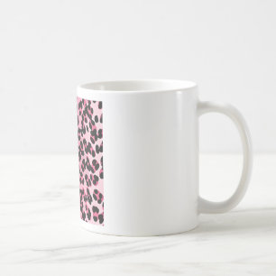 RAB Rockabilly Rosa Gepardtryck Kaffemugg