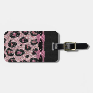 RAB Rockabilly Rosa Leopardtryck Band Bågar Bagagebricka