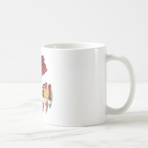 RAB Rockabilly Rosor, Kärlek & Läppstift Kaffemugg