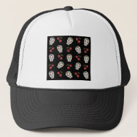 RAB Rockabilly Sugar Döskallars Cherries on Black