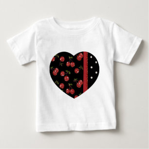 RAB Rockabilly Väldigt Cherry Cherries Black T Shirt