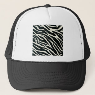 RAB Rockabilly Zebra tryck Black & White Keps